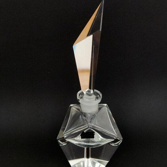 ACC Hand Cut Crystal Art Deco Perfume Bottles German Democratic Republic Vintage - Picture 9 of 13